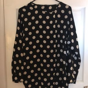 Polka dot blouse